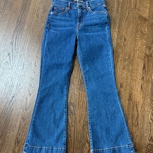 Veronica Beard Deep Blue Flare Jeans